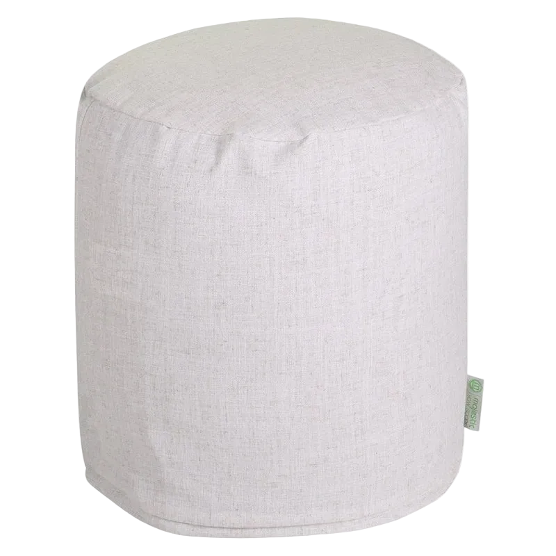 Majestic Home Goods Wales Collection Indoor Ottoman Pouf 16 L x 16 W x 17 H