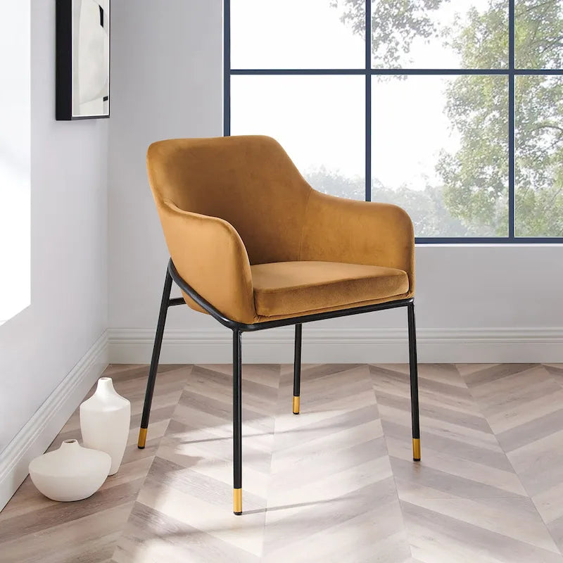 Performance Velvet Dining Armchair
